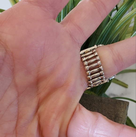 Large Butterfly Antique Silver Tone Adjustable Band Ring 💥3 for $24💥 - Picture 10 of 12